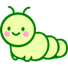 Cute Green Caterpillar - Adorable Insect Lover