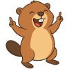 Happy beaver fun