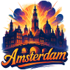Amsterdam Capitale Pays-Bas Pays-Bas Cadeau