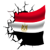 Egyptens flag - Egypten - Flag Broken Design