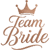 Team Bride Krone Rose Gold