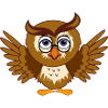 Smart Owl with Wings