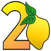 Number Twenty - Lemon - 20