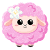 Cute Pink Sheep