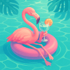 Flamingo Chill – Pool Holidays