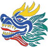 The smile of the blue Chinese dragon