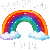 Humorous Rainbow Arch "Sounds Gay I'm In"