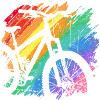 Vibrant Bicycle Art Print