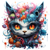 Farbenkatze