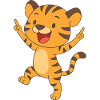 Happy little tiger