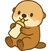 Milk Time Sea Otter