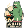 Grilling is my yoga bear
