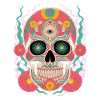 Mystic Sugar Skull Bloom