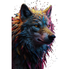 Wolf Wolfskopf Raubtier Geschenk