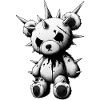 Spiked Teddy Gothic