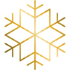 golden snowflake