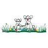 Petite souris dans l’herbe