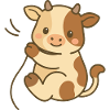 Cuddly Calf Charm