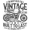 Vintage 1965 Born Motorcykel fødselsdagsgave