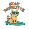 Stay Pawsitive – Cool Cat Vibes