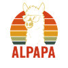 Funny Alpaca Dad