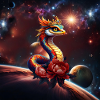 Real star serpent of the universe.