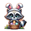 Raccoon Easter Easter Basket