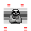 Gaming Sloth School Saying Gambler