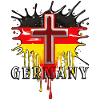 CHRISTIAN CROSS GERMAN FLAG
