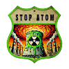 Stop Atom Crest Design