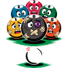 Cartoon Humour Joueur De Billard