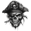 Piratenschädel