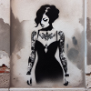 Graff woman ink