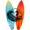 Surfer Surfboard
