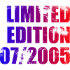20th Anniversary Limited Edition 07/2005