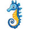 blue seahorse