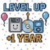 Level Up Birthday – Pixel Retro