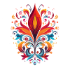 Fleur ornementale
