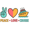 Peace Love Cruise Vacation