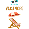je suis en vacances