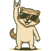 Bébé Rock’n’Raccoon