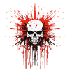 Splatter Skull