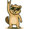 Rocking beaver baby vibe