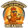 Applause & coffee – the early rooster🐓☕️