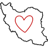 Iran Persia Love Heart