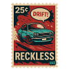 Stamp Poster: DRIFT! –Inconsiderate