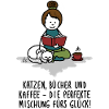 Katzen, Bücher & Kaffee – Glücksrezept