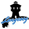 Langeoog Umriss & Wasserturm