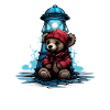 Bear at the lighthouse
