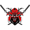 Menpō & Swords – Red Black Design